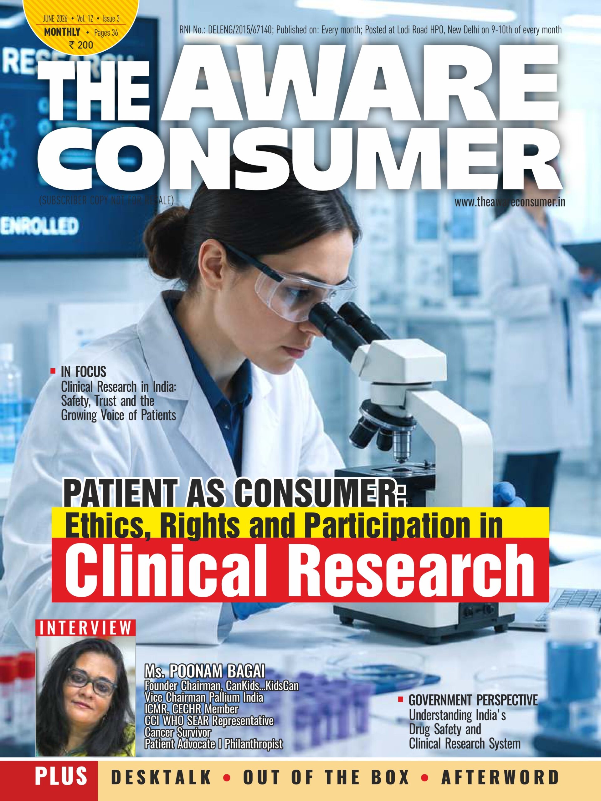 The Aware Consumer special edition cover placeholder